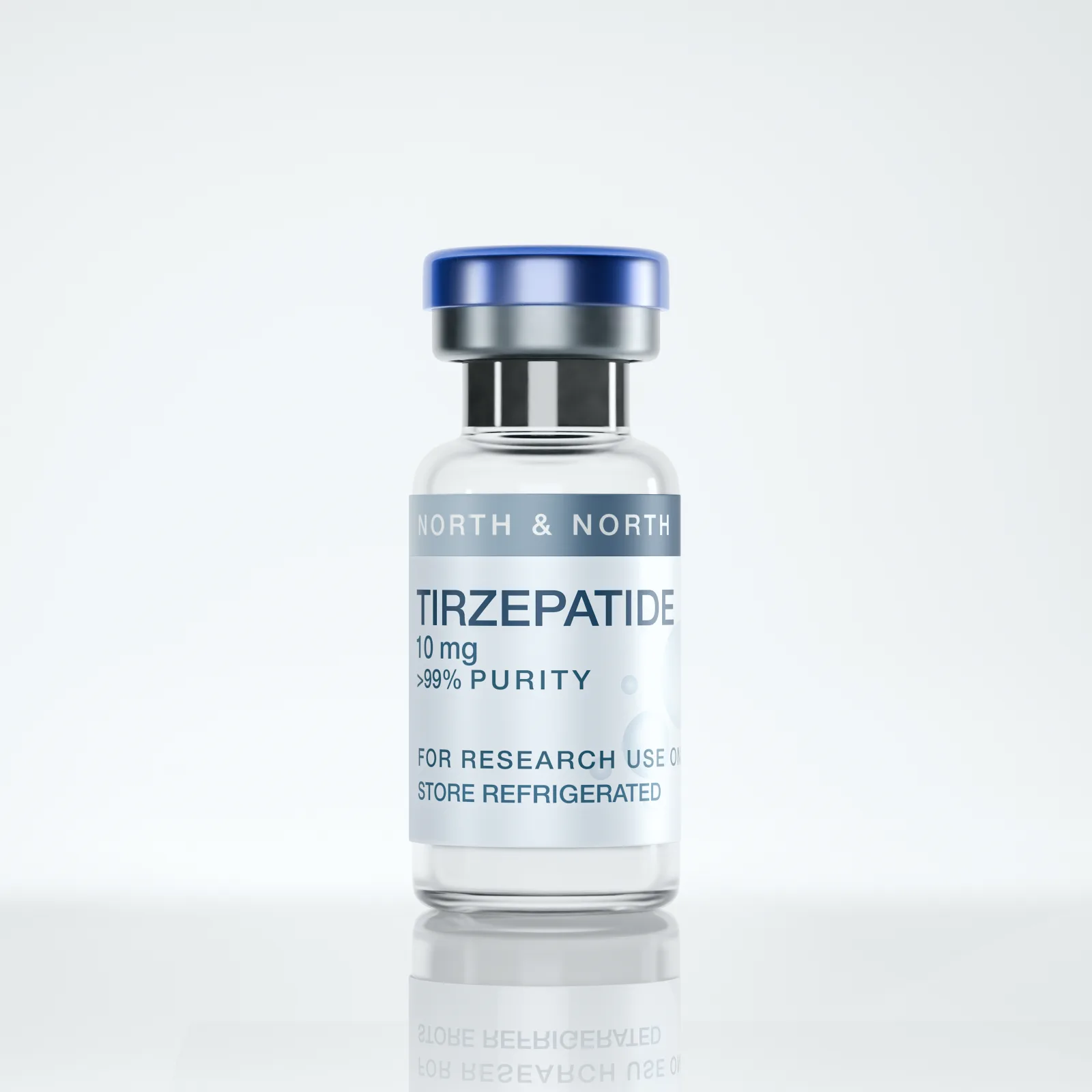 North & North Tirzepatide 10mg vial